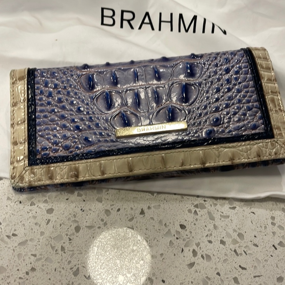 Brahmin wallet checkbook